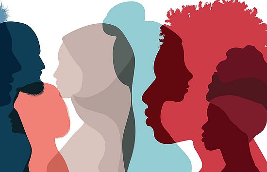 Symbolbild für die vielfallt der Menschen